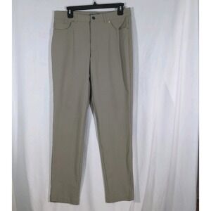 VRST Pants Mens 32 Beige Limitless 4 Way Stretch 5 Pocket Slim Fit Golf Chino
